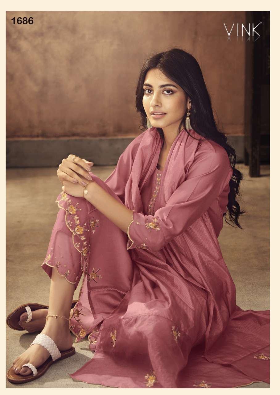 Vink- Ivy-3-chinnon-embroidery-work-long-kurti-chinnon-fancy-pant-organza-kota-doria-dupatta-1686-D
